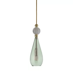   LAURA ASHLEY 101159 SMYKKE Glamour Függesztett Lámpa Arany E14 IP20