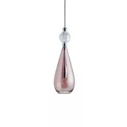   LAURA ASHLEY 101177 SMYKKE Glamour Függesztett Lámpa Ezüst E14 IP20