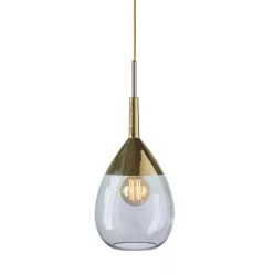   LAURA ASHLEY 101396 LUTE M Modern Függesztett Lámpa Arany E27 IP20
