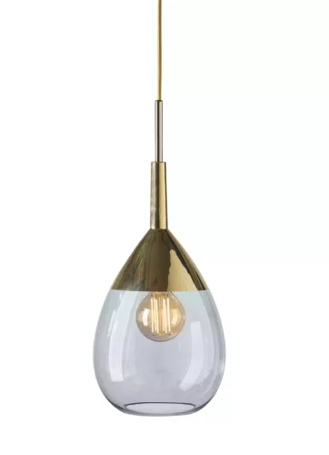 LAURA ASHLEY 101396 LUTE M Modern Függesztett Lámpa Arany E27 IP20