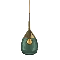   LAURA ASHLEY 101398 LUTE M Modern Függesztett Lámpa Arany E27 IP20