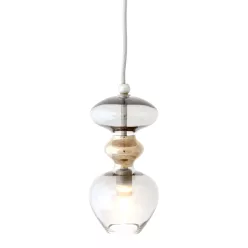   LAURA ASHLEY 101424 FUTURA Glamour Függesztett Lámpa Ezüst G9 IP20