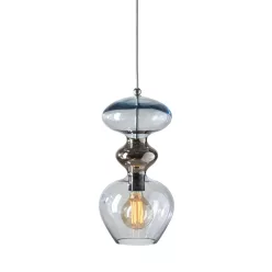  LAURA ASHLEY 101434 FUTURA Glamour Függesztett Lámpa Ezüst E27 IP20