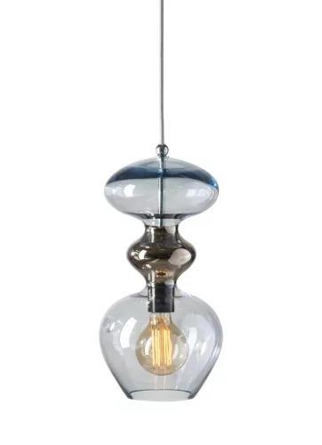 LAURA ASHLEY 101434 FUTURA Glamour Függesztett Lámpa Ezüst E27 IP20