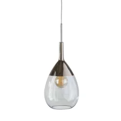   LAURA ASHLEY 101460 LUTE M Modern Függesztett Lámpa Ezüst E27 IP20