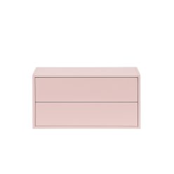 Boxie 2 fiókos fali szekrény 40x80x37 cm pink