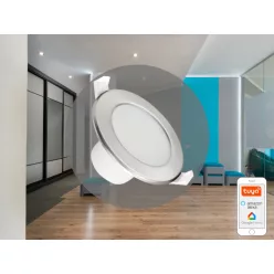 LED fény WIFI 7W / IP44 / 3000K - 6500K / SI - LDL163/SW