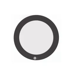   Horoz Martha PRO 18W ø220 mm kerek fekete színű mozgásérzékelős mennyezeti lámpa