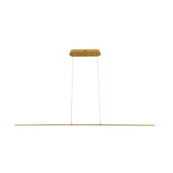   MasterLED Kiki 20W-os 120 cm-es arany színű függesztett mennyezeti lámpa
