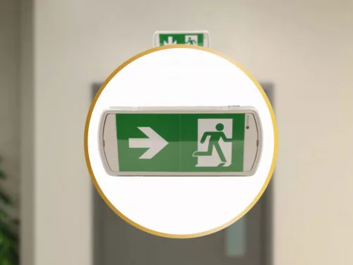 LED Vészvilágítás 2W /3h / IP65 - LEL103