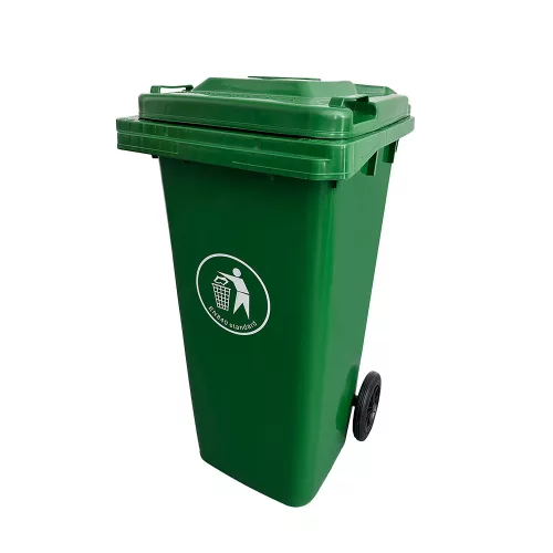Hulladéktároló 120L zöld