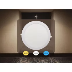   LED beépített panel 24W / PR / SMD / 3000K - 4000K - 6000K / WH - LPL135