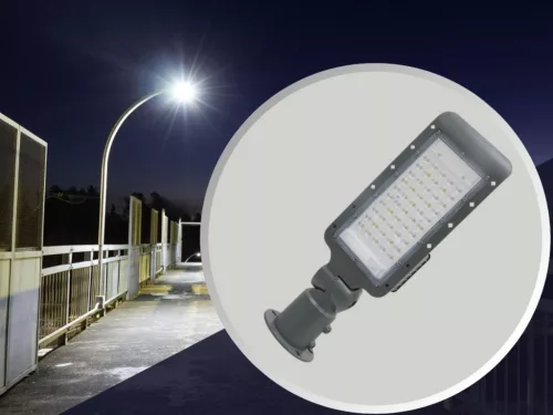 NEDES LSL322HS Utcai LED Lámpa érzékelővel 50W / 4000K