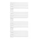 Solaro Design törölközőszárító radiátor 1200x600 mm fehér