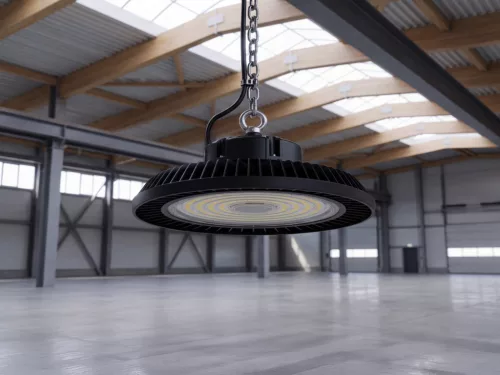 High Bay UFO 150 W-os LED-lámpa / IP65 / 5000 K / 0–10 V – LU422/DALI