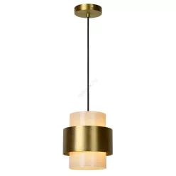 függesztett lámpa bronz színű vázzal és fém testtel beltéri használatra lucide-45497-20-02 - moretti.hu