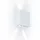 LUTEC 5104003032 GEMINI Modern Kültéri Fali Lámpa Fehér LED IP44