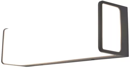 LUTEC 5107401125 DOBLO Modern Kültéri Fali Lámpa Antracit LED IP44