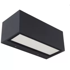  LUTEC 5189101118 GEMINI Modern Kültéri Fali Lámpa Antracit LED IP44