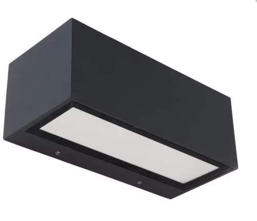 LUTEC 5189101118 GEMINI Modern Kültéri Fali Lámpa Antracit LED IP44