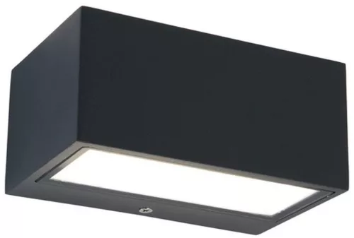LUTEC 5189102118 GEMINI Modern Kültéri Fali Lámpa Antracit LED IP44