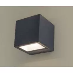   LUTEC 5189125012 GEMINI Modern Kültéri Fali Lámpa Fekete LED IP44