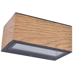  LUTEC 5189135118 GEMINI Modern Kültéri Fali Lámpa Antracit LED IP44