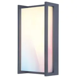   LUTEC 5193004118 QUBO Modern Kültéri Fali Lámpa Antracit LED IP44