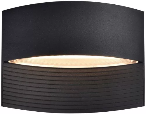 LUTEC 5193201012 LOTUS Modern Kültéri Fali Lámpa Fekete LED IP44