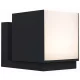 LUTEC 5193803012 CUBA Modern Kültéri Fali Lámpa Fekete LED IP44