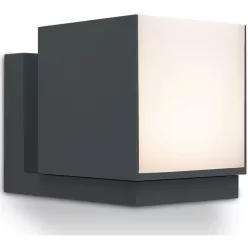   LUTEC 5193803118 CUBA Modern Kültéri Fali Lámpa Antracit LED IP44