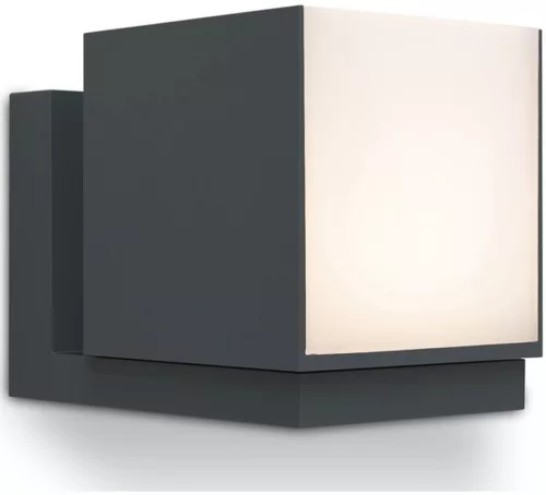 LUTEC 5193803118 CUBA Modern Kültéri Fali Lámpa Antracit LED IP44