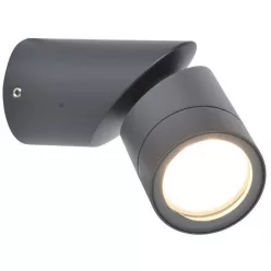   LUTEC 5198501118 TUBON Modern Kültéri Fali Lámpa Antracit GU10 IP44