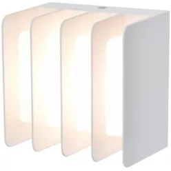   LUTEC 5289401469 GRIDY Modern Kültéri Fali Lámpa Fehér LED IP44