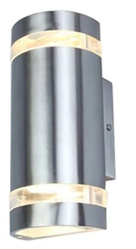 LUTEC 5604021001 FOCUS Modern Kültéri Fali Lámpa Ezüst GU10 IP44