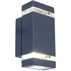   LUTEC 5605013118 FOCUS Modern Kültéri Fali Lámpa Antracit LED IP44