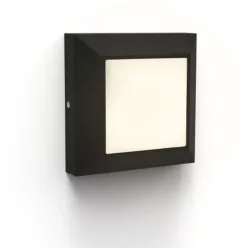   LUTEC 6402105012 HELENA Modern Kültéri Fali Lámpa Fekete LED IP44