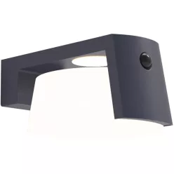   LUTEC 6906001118 MOON Modern Kültéri Fali Lámpa Antracit LED IP44