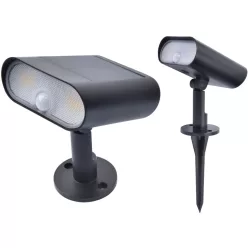   LUTEC 6938405330 GINBO Kültéri Növényvilágító Lámpa Fekete LED IP44