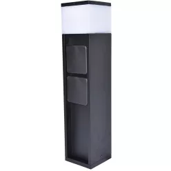   LUTEC 7202201012 MAINS Modern Kültéri Állólámpa Fekete LED IP44