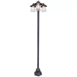 Lutec CATE 7264230213 Utcai lámpa 3x60w/e27 ip44
