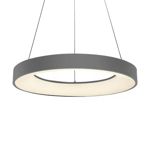 LUXERA 18406 GENTIS Modern Led Függesztett Lámpa Szürke IP20