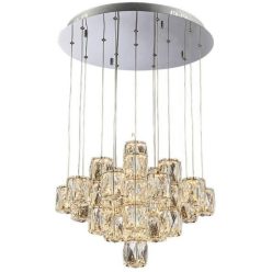 Ceiling Lamp Chrome POLAR LUXERA 62402