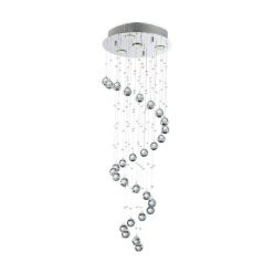Ceiling Lamp Chrome COIL LUXERA 62410