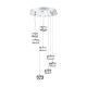 Ceiling Lamp Crystal KNOX LUXERA 62415