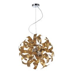 Ceiling Lamp Chrome RIBBON LUXERA 64349