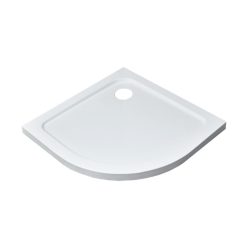 Modena Slim curved low acrylic shower tray 90x90 cm