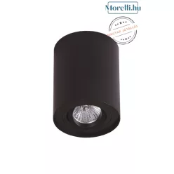 mennyezeti lámpa fekete színű vázzal és fém testtel beltéri használatra maxlight-c0068 - moretti.hu