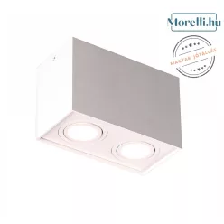 mennyezeti lámpa fehér színű vázzal és fém testtel beltéri használatra maxlight-c0088 - moretti.hu