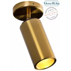 mennyezeti lámpa bronz színű vázzal és fém testtel beltéri használatra maxlight-c0146 - moretti.hu